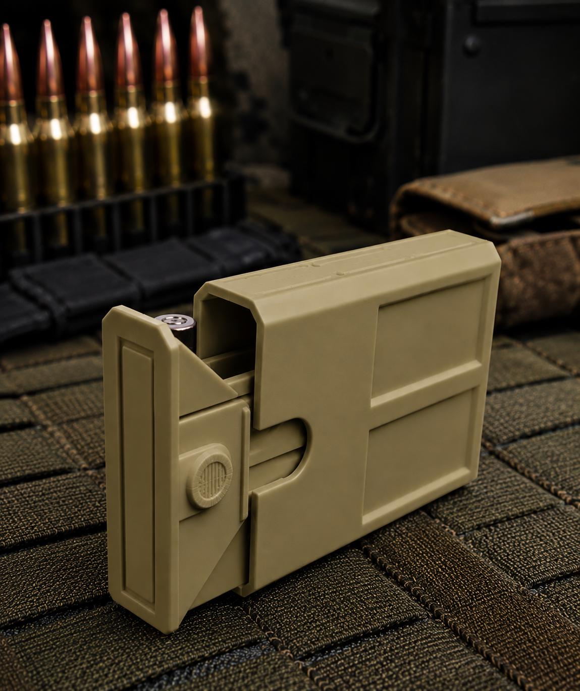 7mm-08 Remington Ammo Box | 8 Round Stackable Storage Case (3D Printed)
