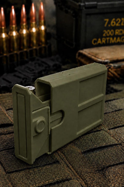 7mm-08 Remington Ammo Box | 8 Round Stackable Storage Case (3D Printed)