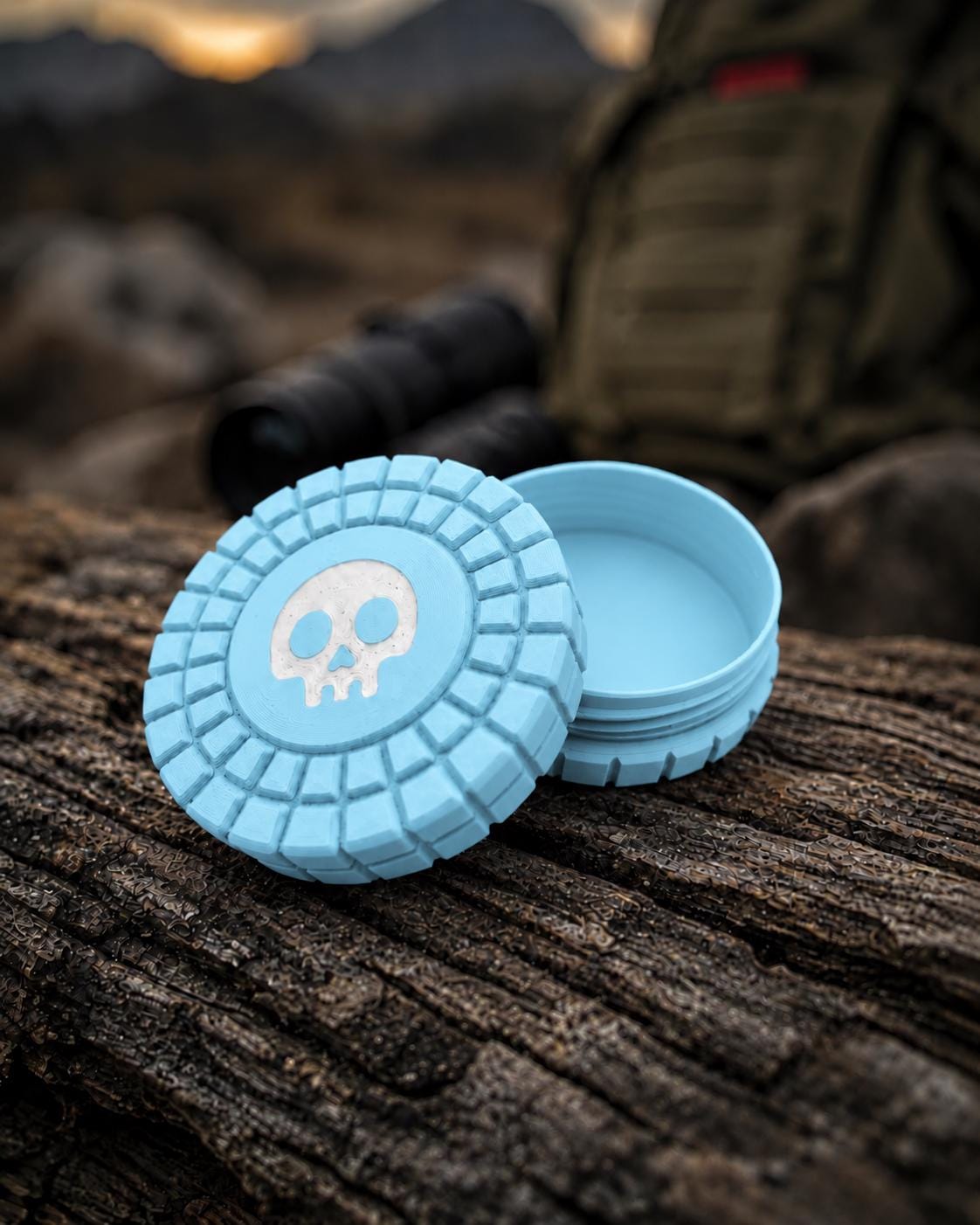 Pocket Storage Container, Tactical Screw Top Utility Capsule, EDC Gear Container. Gift for outdoor hunter dad
