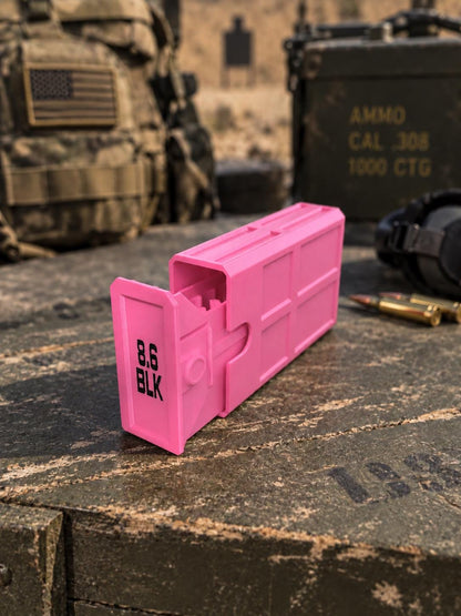 8.6 Blackout Ammo Box – 20 Round Stackable 3D Printed Case (PLA)