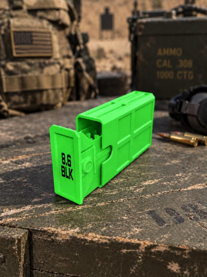 8.6 Blackout Ammo Box – 20 Round Stackable 3D Printed Case (PLA)