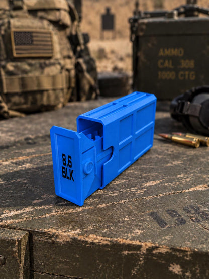 8.6 Blackout Ammo Box – 20 Round Stackable 3D Printed Case (PLA)