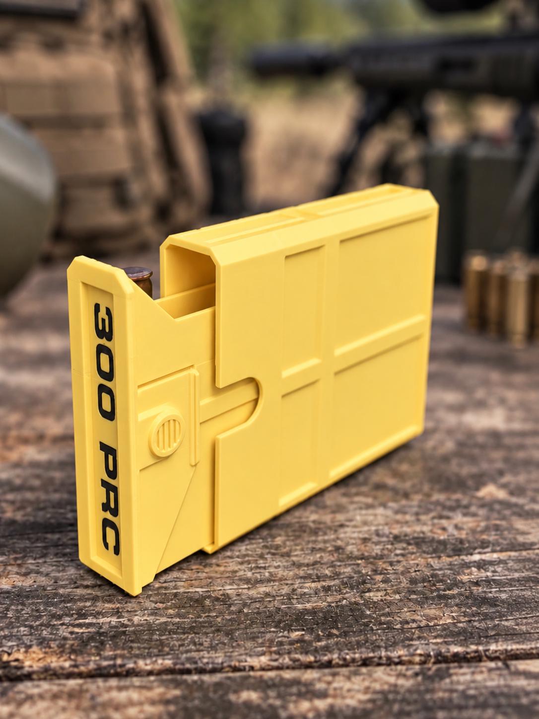 300 PRC Ammo Box – 8 Round Compact Pocket Stackable Range Organizer