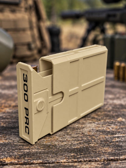300 PRC Ammo Box – 8 Round Compact Pocket Stackable Range Organizer
