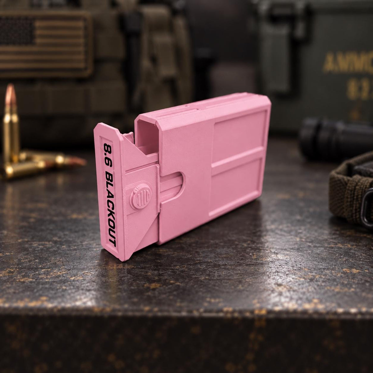 8.6 Blackout Ammo Box – 8 Round Stackable Pocket Organizer