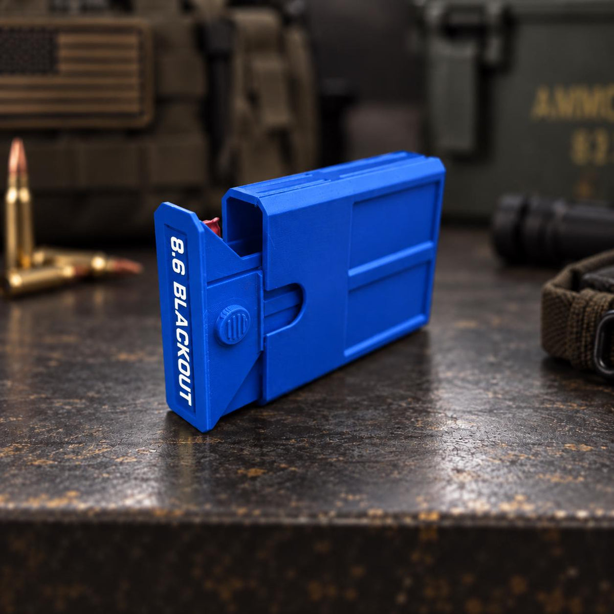 8.6 Blackout Ammo Box – 8 Round Stackable Pocket Organizer