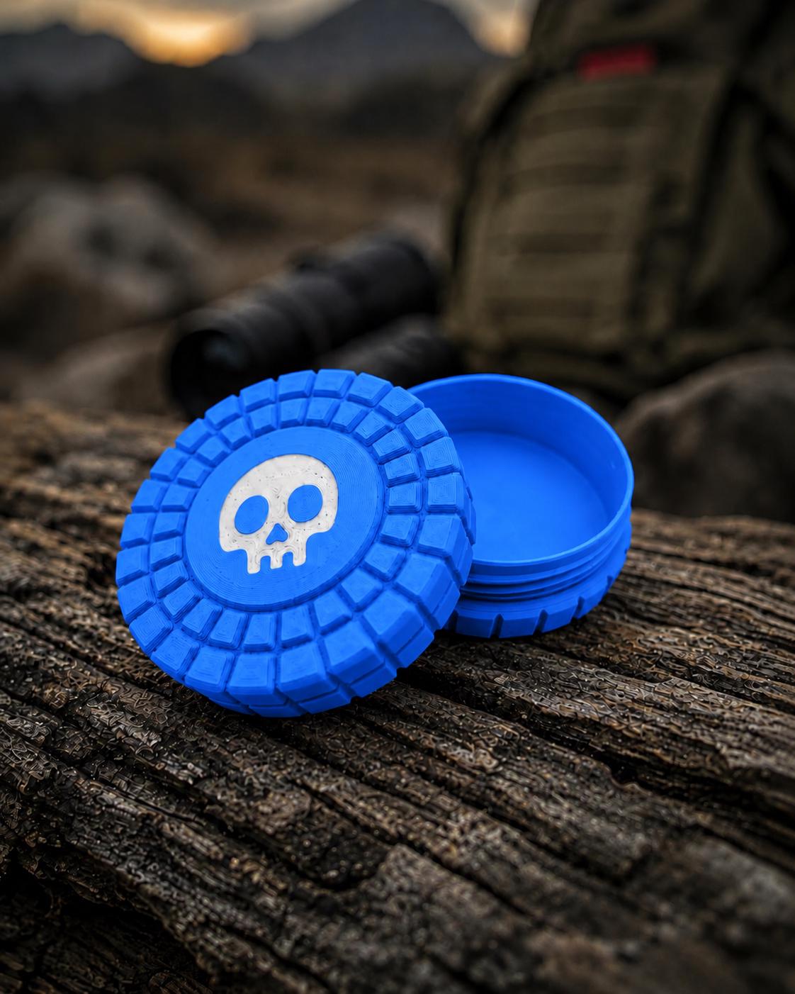 Pocket Storage Container, Tactical Screw Top Utility Capsule, EDC Gear Container. Gift for outdoor hunter dad