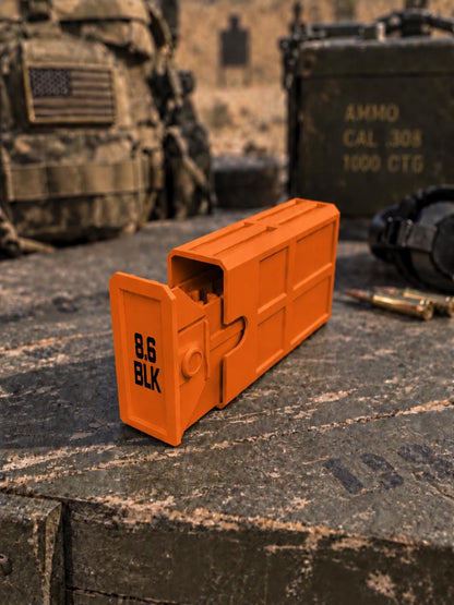 8.6 Blackout Ammo Box – 20 Round Stackable 3D Printed Case (PLA)