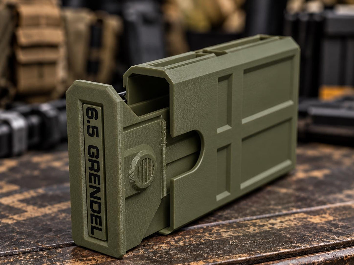 6.5 Grendel 8-Round Stackable Ammo Box – 3D Printed Range Storage Case