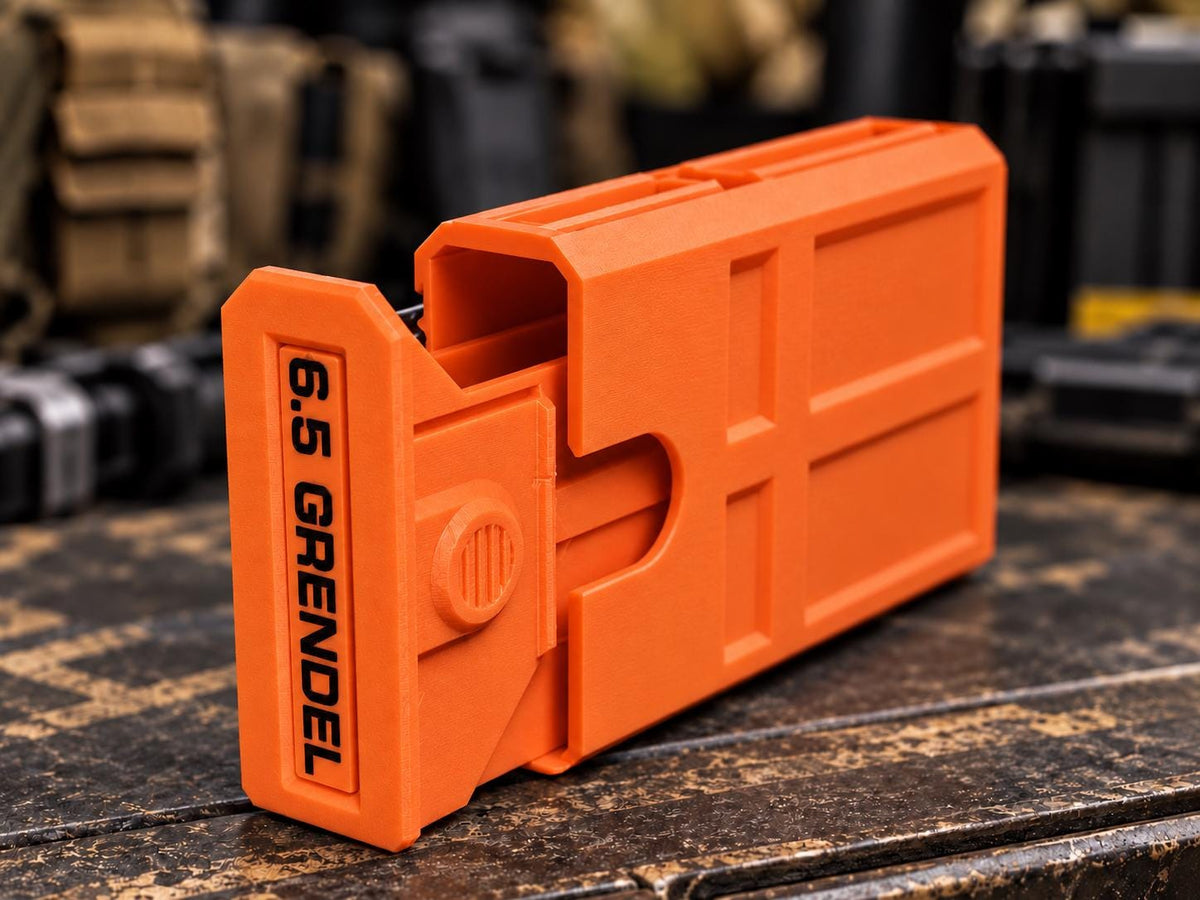 6.5 Grendel 8-Round Stackable Ammo Box – 3D Printed Range Storage Case