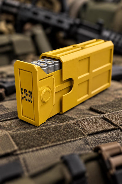 5.45x39 Ammo Box – 20 Round Stackable 3D Printed Case (Sliding Tray)