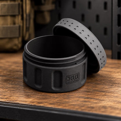 Rugged 3D Printed EDC Storage Container, Screw Lid Utility Capsule, Multiple Compartment Options, Camping Emergency Gear Organizer