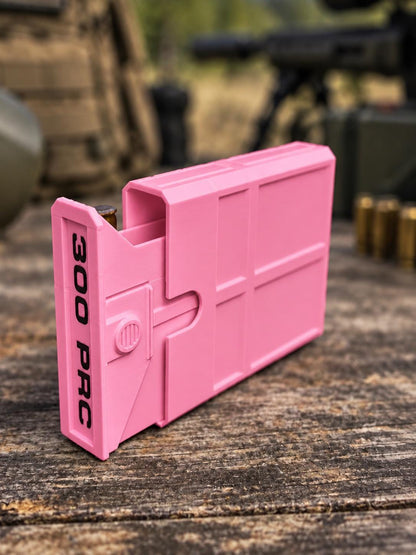 300 PRC Ammo Box – 8 Round Compact Pocket Stackable Range Organizer