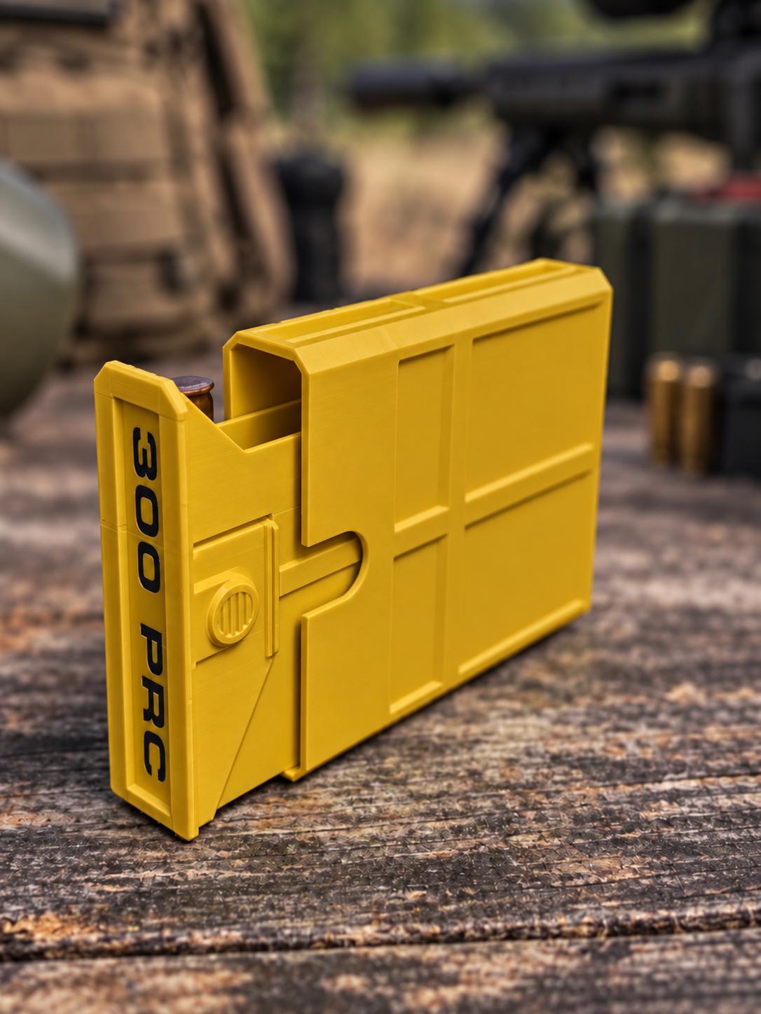300 PRC Ammo Box – 8 Round Compact Pocket Stackable Range Organizer