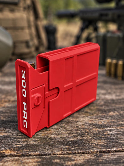 300 PRC Ammo Box – 8 Round Compact Pocket Stackable Range Organizer