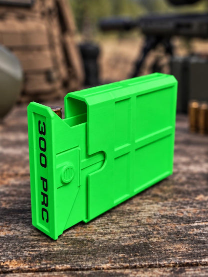 300 PRC Ammo Box – 8 Round Compact Pocket Stackable Range Organizer