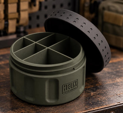 Rugged 3D Printed EDC Storage Container, Screw Lid Utility Capsule, Multiple Compartment Options, Camping Emergency Gear Organizer