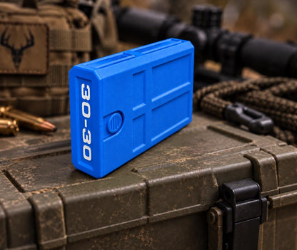 30-30 Winchester Ammo Box | 8 Round Stackable Pocket Storage Case | Dual-Latch Ammo Holder | Custom Color