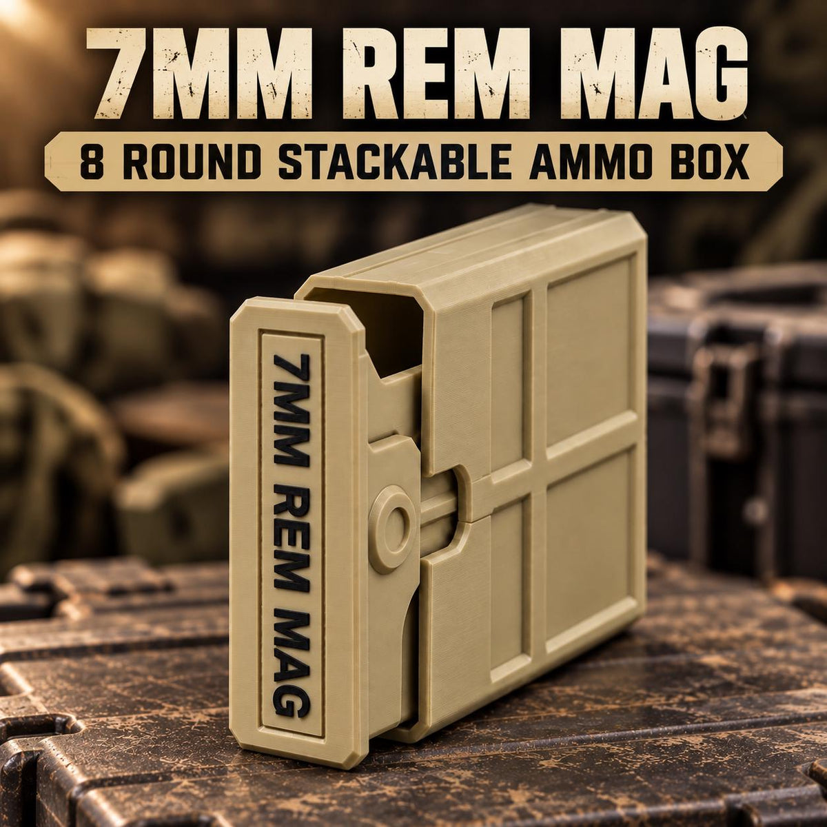 7mm Remington Magnum 8-Round Pocket Ammo Box