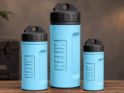 Rugged 3D Printed EDC Storage Container, Screw Lid Utility Capsule, Small Medium Large, Camping Emergency Gear Organizer