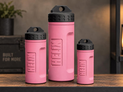 Rugged 3D Printed EDC Storage Container, Screw Lid Utility Capsule, Small Medium Large, Camping Emergency Gear Organizer