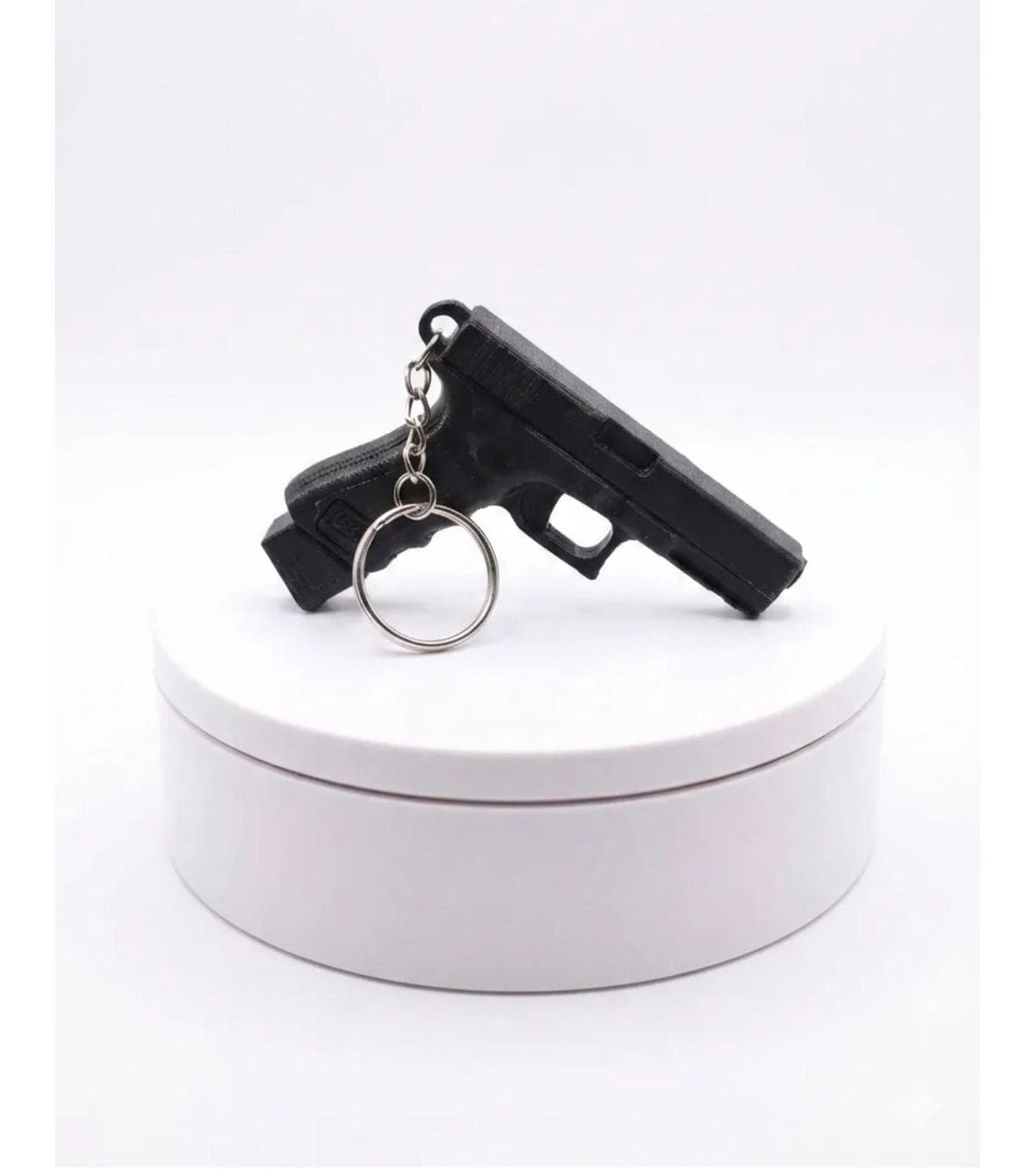 QuickDraw Keychain Mini Pistol & Holster, Tactical EDC Key Holder, Belt Clip Keychain, Novelty Gun Keychain, Gift for Him