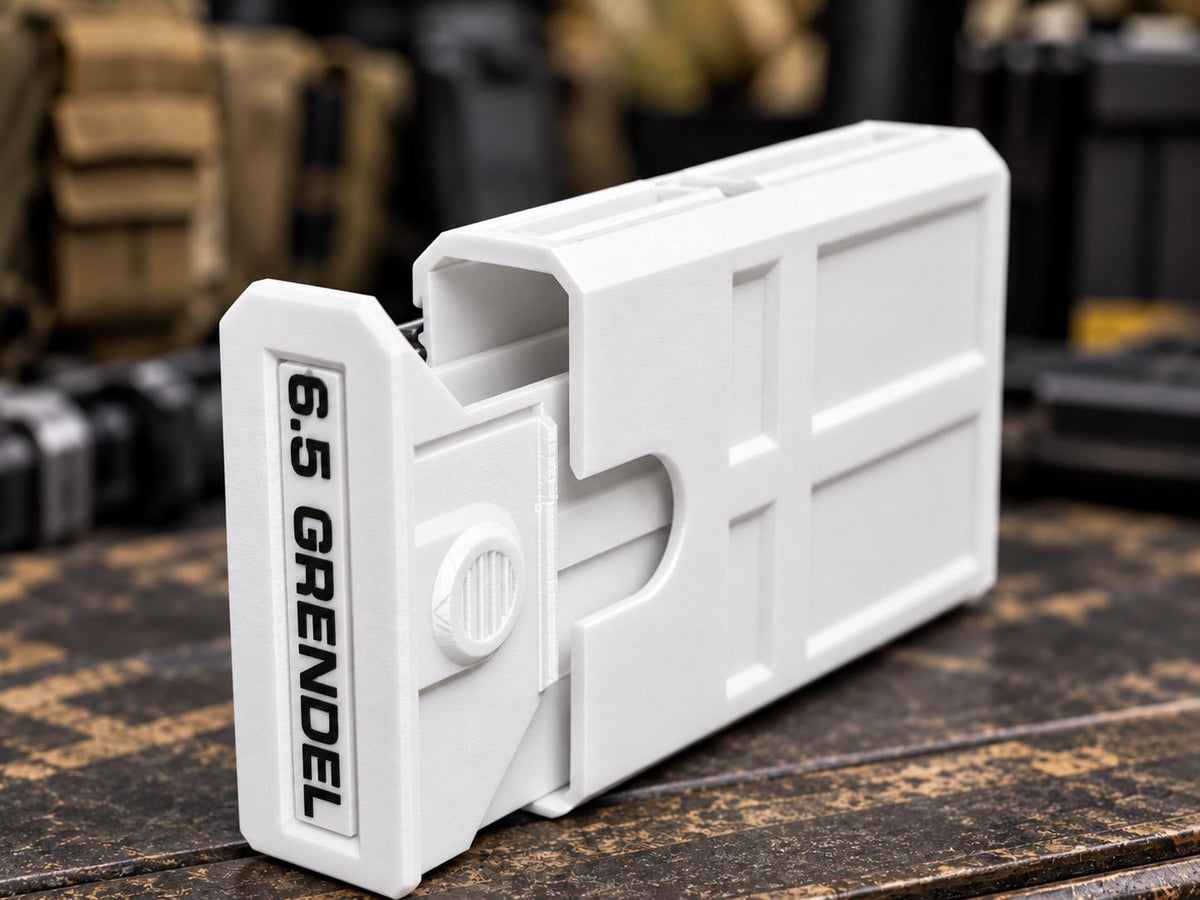 6.5 Grendel 8-Round Stackable Ammo Box – 3D Printed Range Storage Case