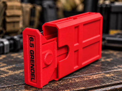 6.5 Grendel 8-Round Stackable Ammo Box – 3D Printed Range Storage Case