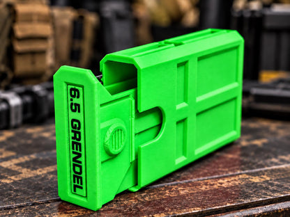 6.5 Grendel 8-Round Stackable Ammo Box – 3D Printed Range Storage Case