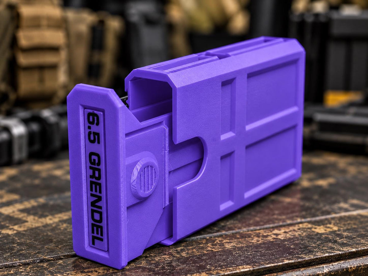 6.5 Grendel 8-Round Stackable Ammo Box – 3D Printed Range Storage Case