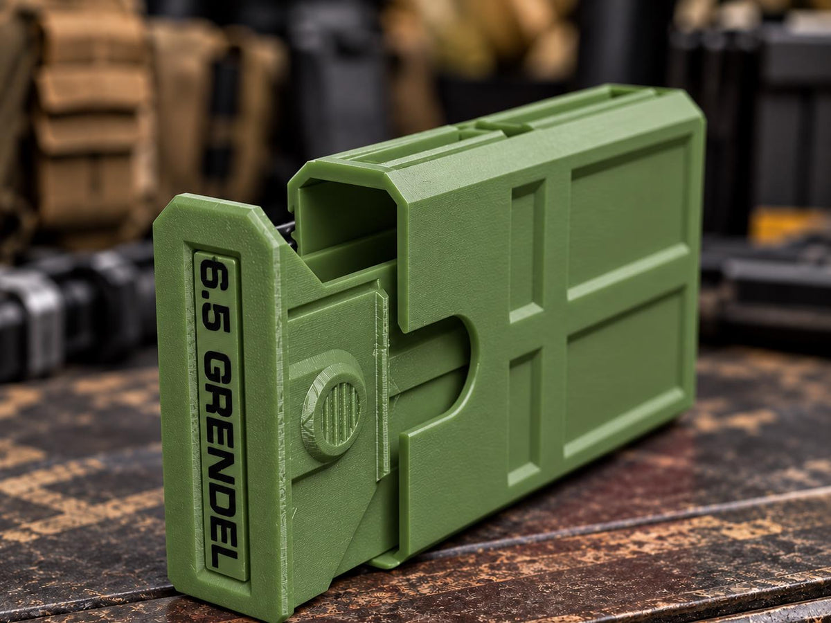 6.5 Grendel 8-Round Stackable Ammo Box – 3D Printed Range Storage Case