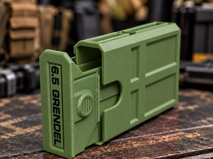 6.5 Grendel 8-Round Stackable Ammo Box – 3D Printed Range Storage Case