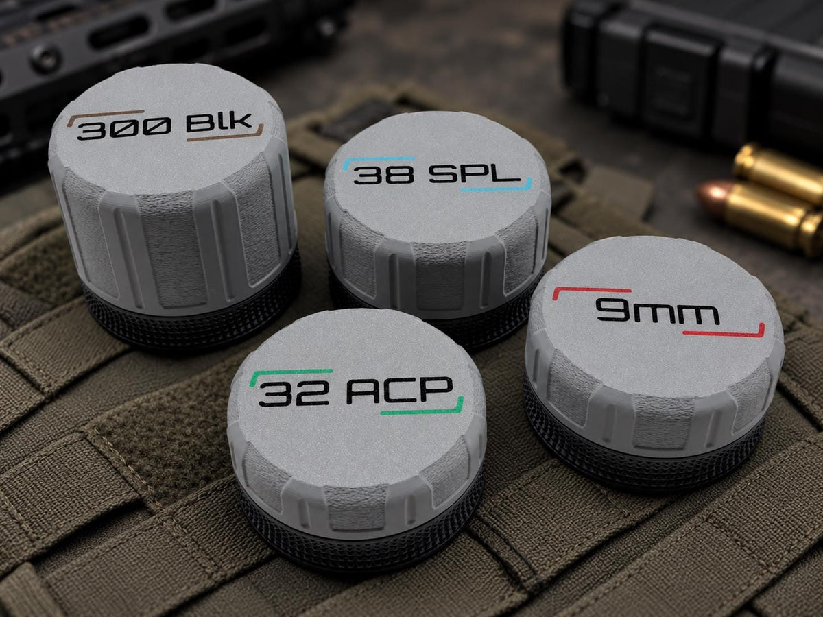 Circular Ammo Storage Container. Multiple Calibers Available. Custom Color