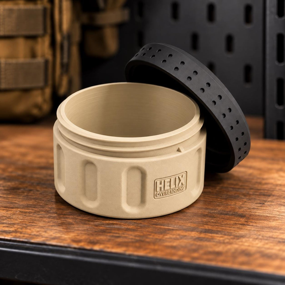 Rugged 3D Printed EDC Storage Container, Screw Lid Utility Capsule, Multiple Compartment Options, Camping Emergency Gear Organizer