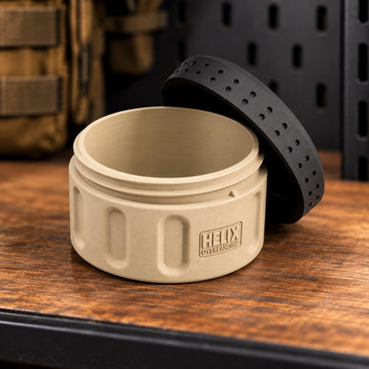 Rugged 3D Printed EDC Storage Container, Screw Lid Utility Capsule, Multiple Compartment Options, Camping Emergency Gear Organizer