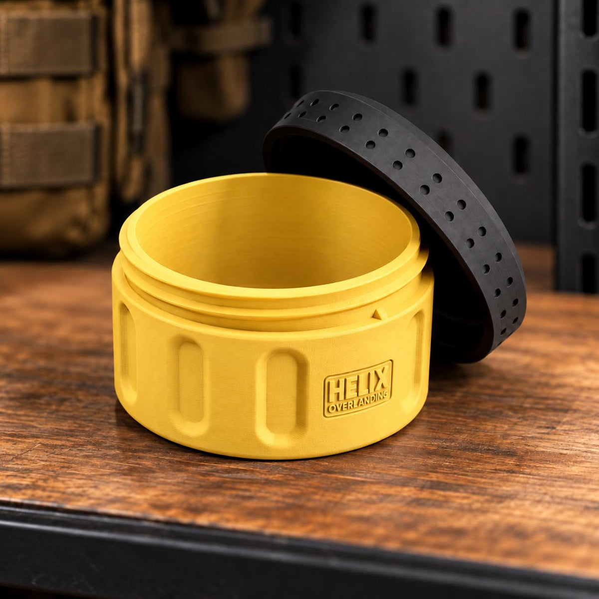 Rugged 3D Printed EDC Storage Container, Screw Lid Utility Capsule, Multiple Compartment Options, Camping Emergency Gear Organizer