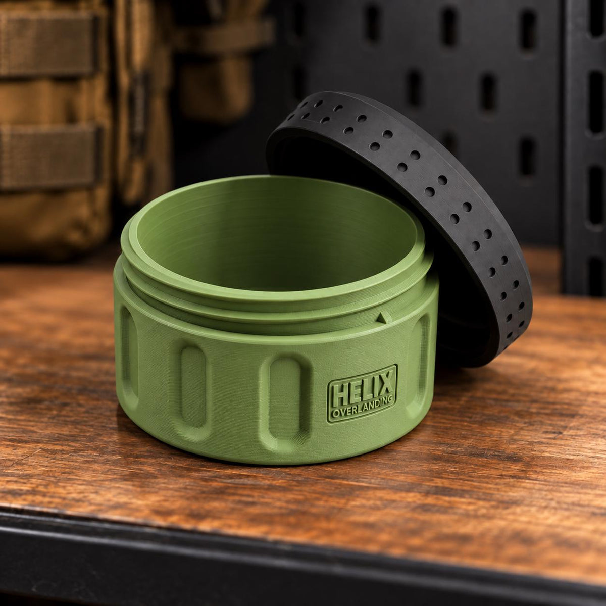 Rugged 3D Printed EDC Storage Container, Screw Lid Utility Capsule, Multiple Compartment Options, Camping Emergency Gear Organizer
