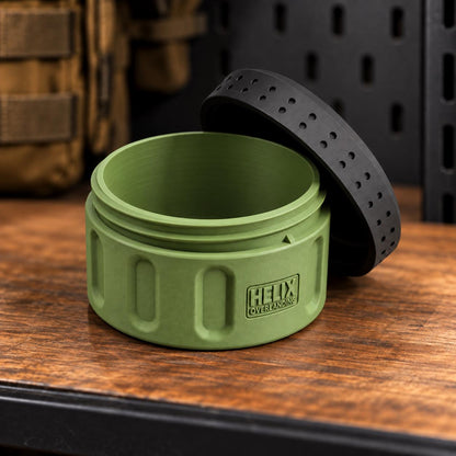 Rugged 3D Printed EDC Storage Container, Screw Lid Utility Capsule, Multiple Compartment Options, Camping Emergency Gear Organizer