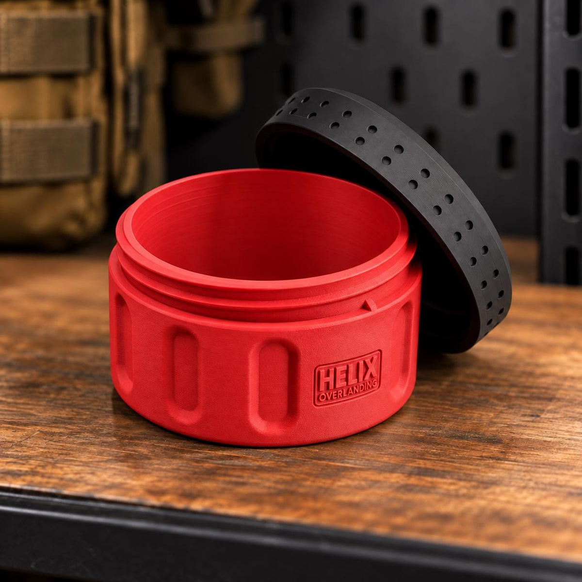 Rugged 3D Printed EDC Storage Container, Screw Lid Utility Capsule, Multiple Compartment Options, Camping Emergency Gear Organizer