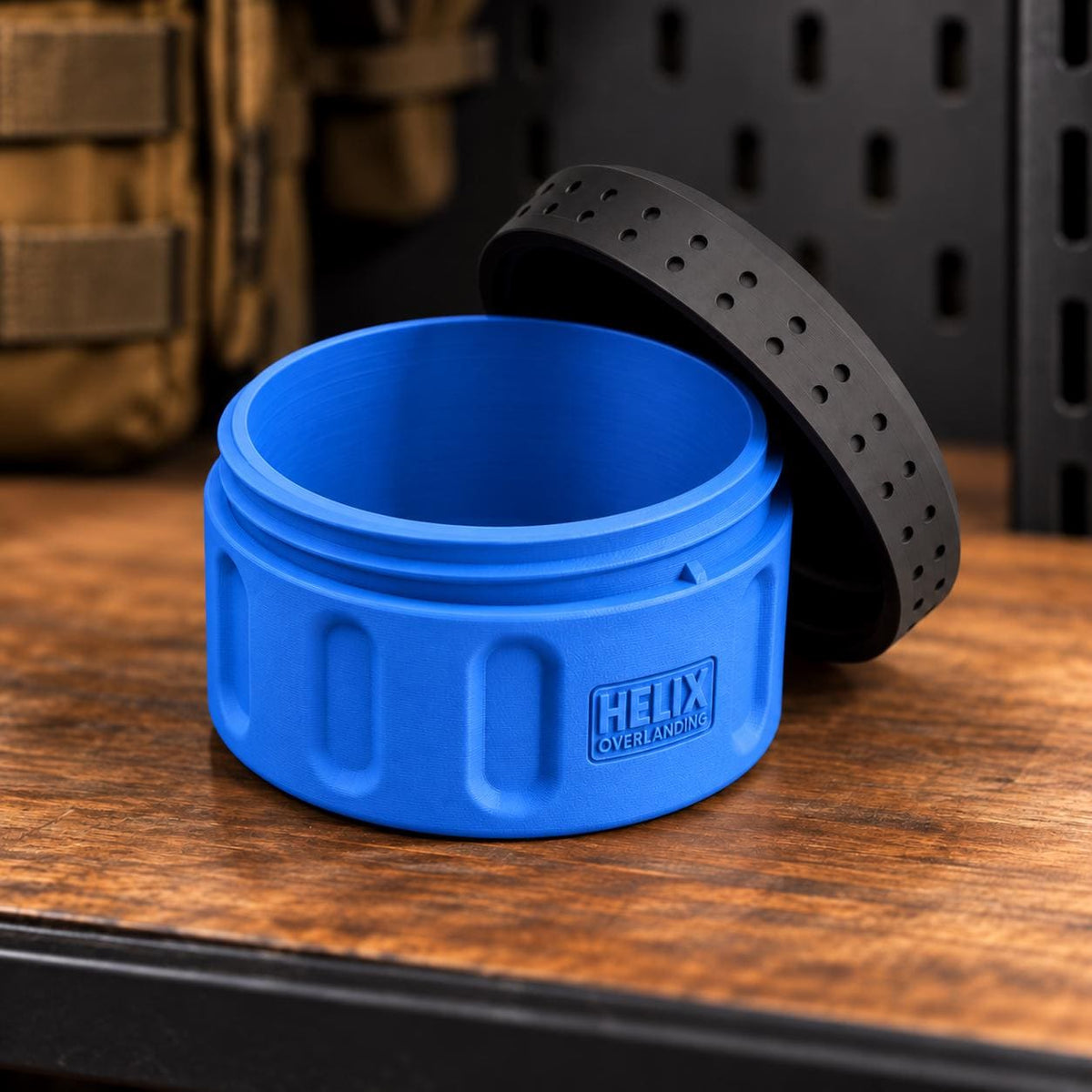 Rugged 3D Printed EDC Storage Container, Screw Lid Utility Capsule, Multiple Compartment Options, Camping Emergency Gear Organizer