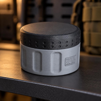 Rugged 3D Printed EDC Storage Container, Screw Lid Utility Capsule, Multiple Compartment Options, Camping Emergency Gear Organizer